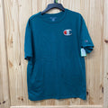 BOYS CHAMPION TEAL SHIRT L 14/16
