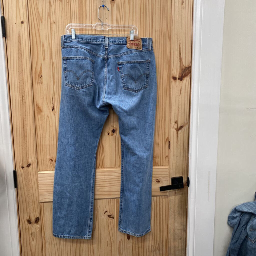 MENS LEVIS LT DENIM JEANS 36X32