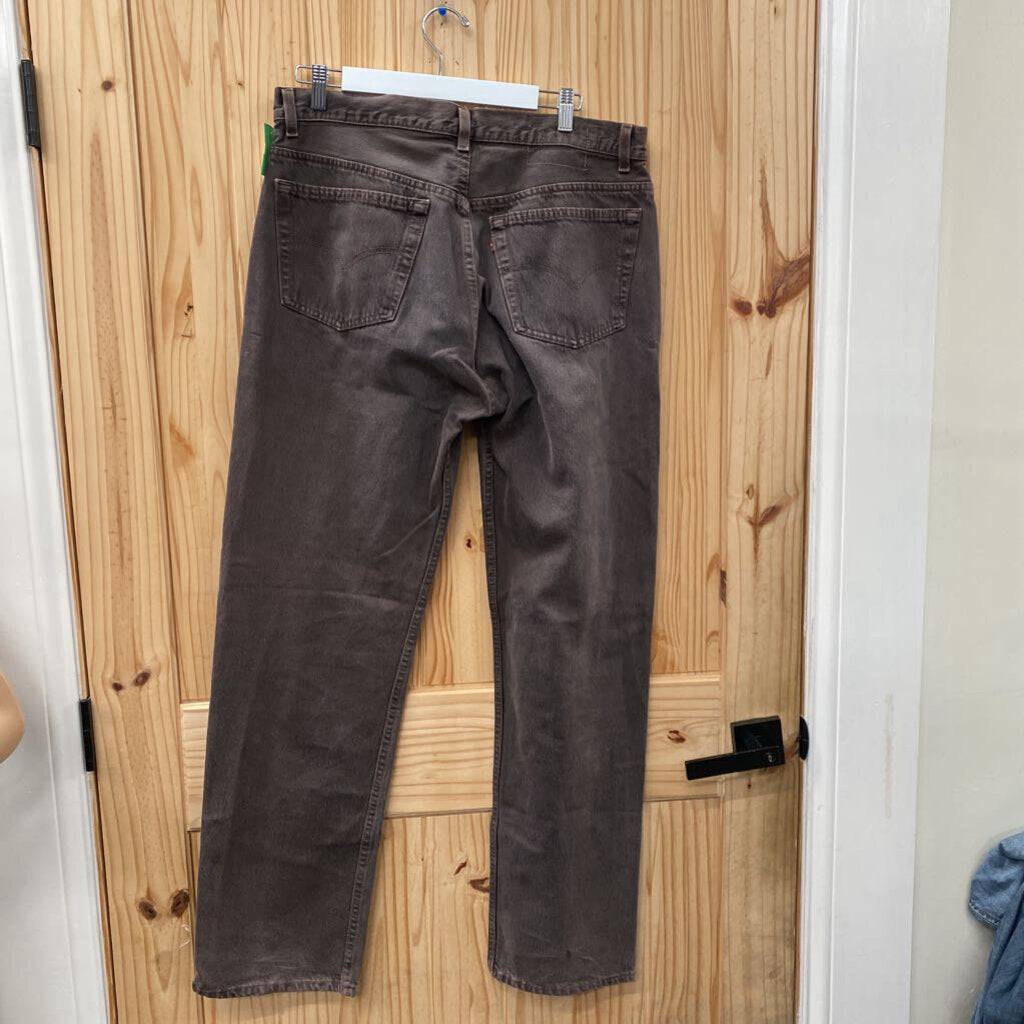 MENS LEVIS BROWN DENIM JEANS