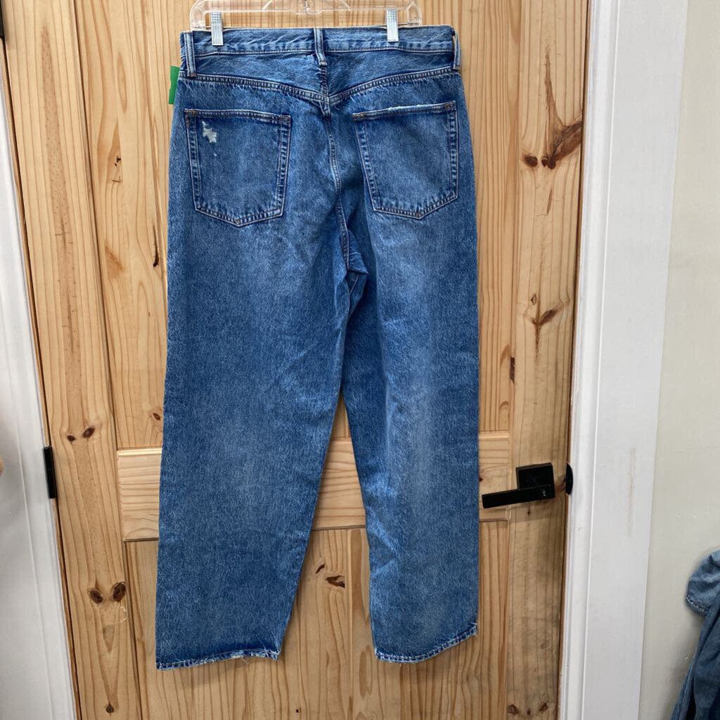 MENS BAGGY FIT DENIM DIST. JEANS 32X32