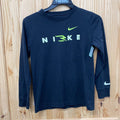 BOYS NIKE 2 LS BLK/LIME GREEN/WHITE L 12