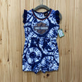 GIRLS HARLEY DAVIDSON ROMPER BLUE/WHITE 18M