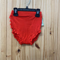 GIRLS POSH PEANUT RUFFLE BLOOMERS RED 18/24M