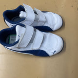 BOYS PUMA SHOES BLUE/WHITE 8