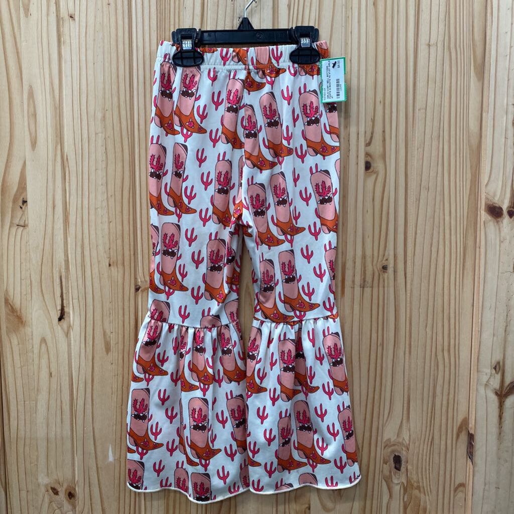 GIRLS IVORY BELL BOTTOMS PANTS W/BOOTS 110 4T/5T