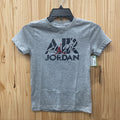 BOYS AIR JORDAN SHIRT GREY/RED/BLK M 6 NWT