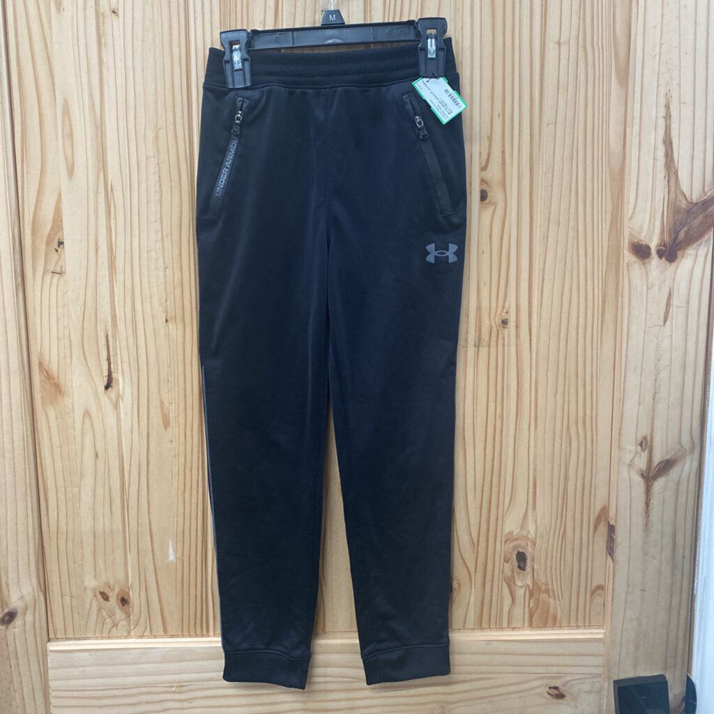 BOYS UNDER ARMOUR JOGGERS BLK 7