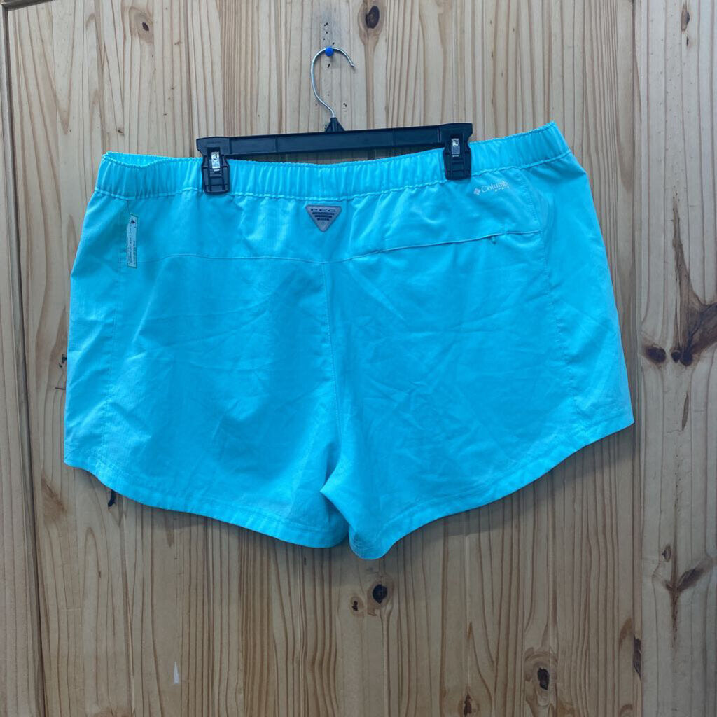 WOMENS COLUMBIA PFG AQUA SHORTS XXL