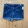 WOMENS AMERICAN EAGLE DK DENIM SHORTS 12