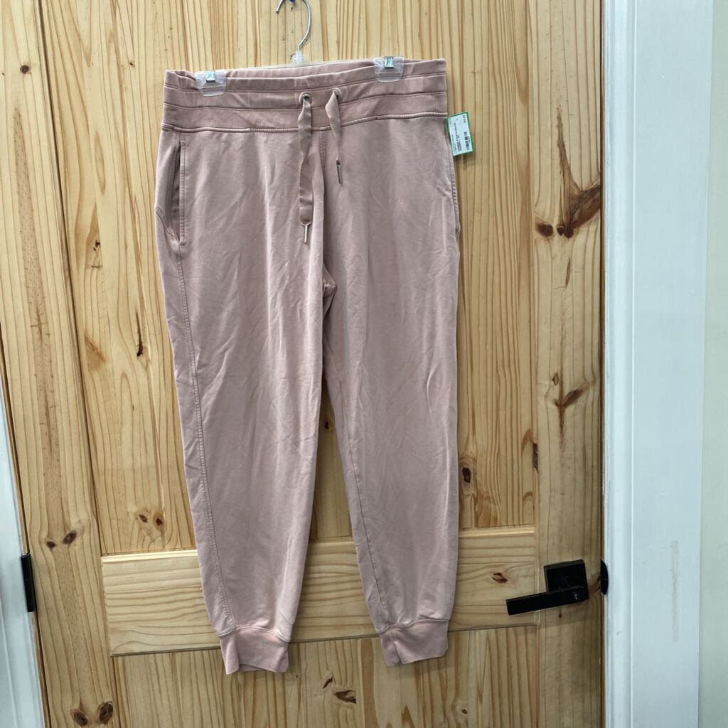 WOMENS ATHLETA MAUVE JOGGERS L