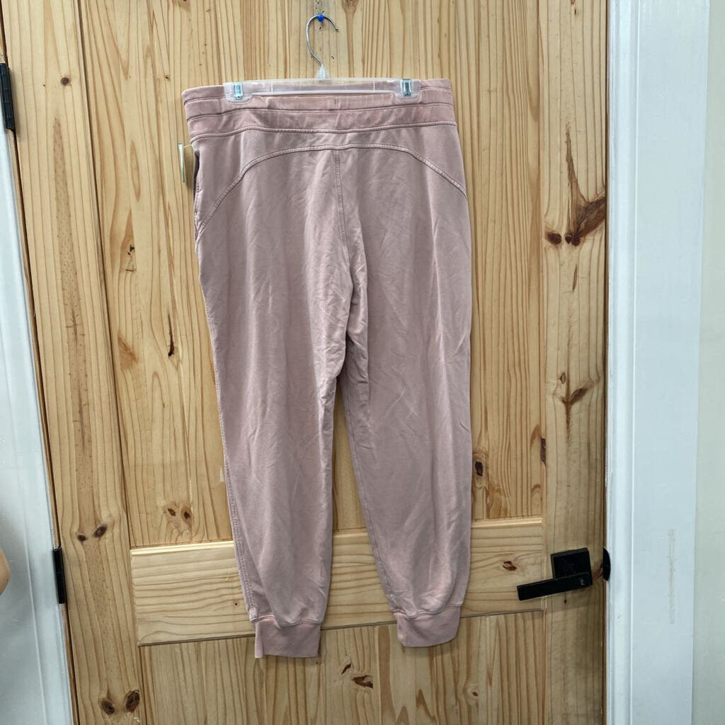 WOMENS ATHLETA MAUVE JOGGERS L