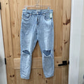 WOMENS DEAR JOHN LT DENIM DIST. JEANS 31