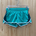 WOMENS NIKE SHORTS DK GREEN/LT GREEN S