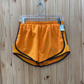 WOMENS NIKE SHORTS BRIGHT ORANGE/BLK M