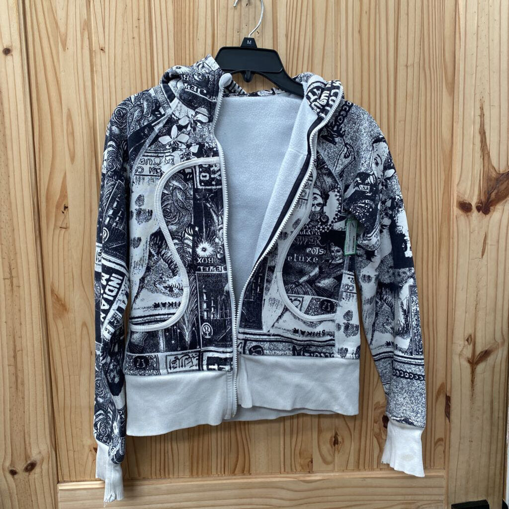 WOMENS LULULEMON BLK/WHITE JACKET 4