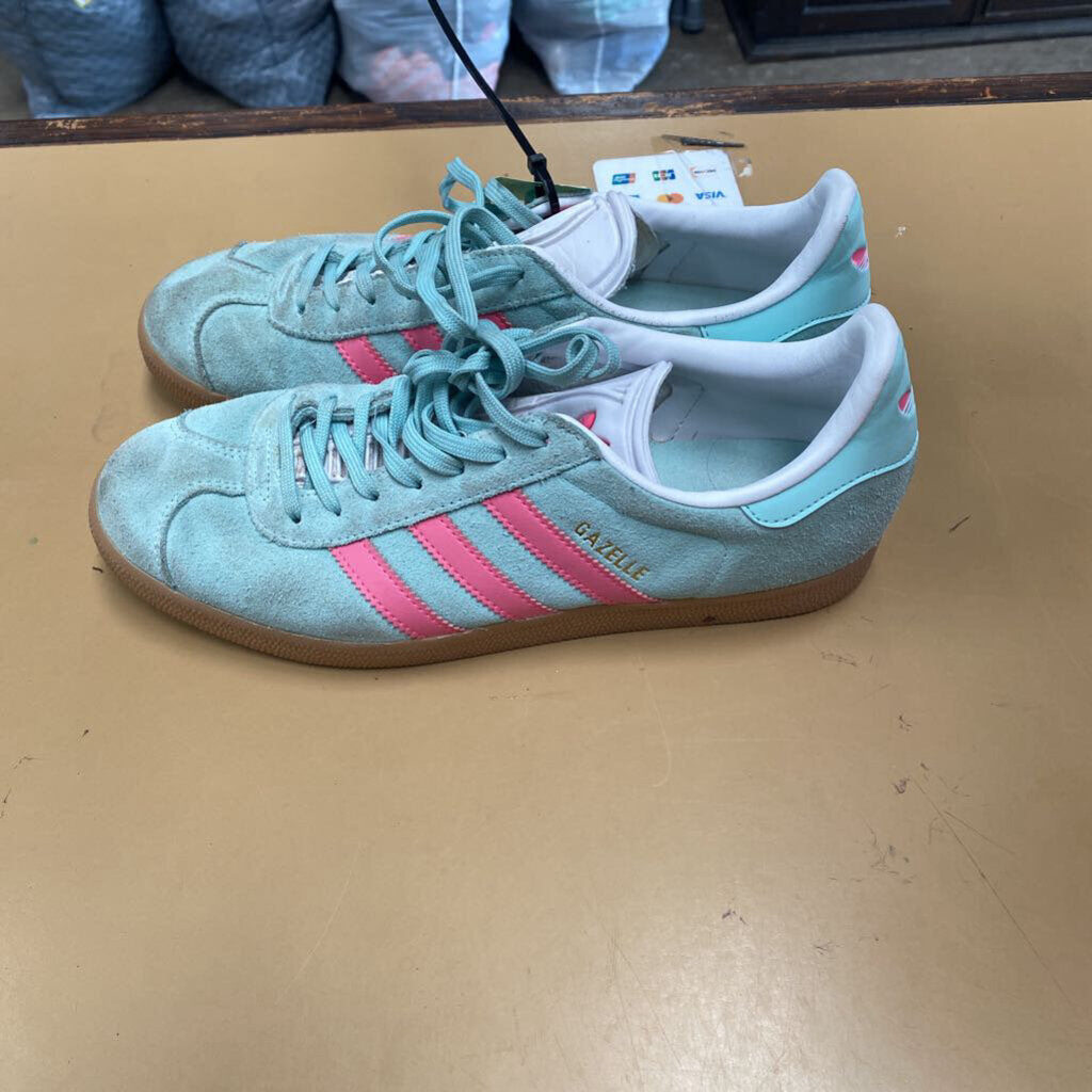 WOMENS ADIDAS TEAL/PINK 10