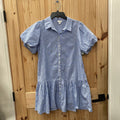 WOMENS J.CREW BLUE/WHITE STRIPE DRESS 10