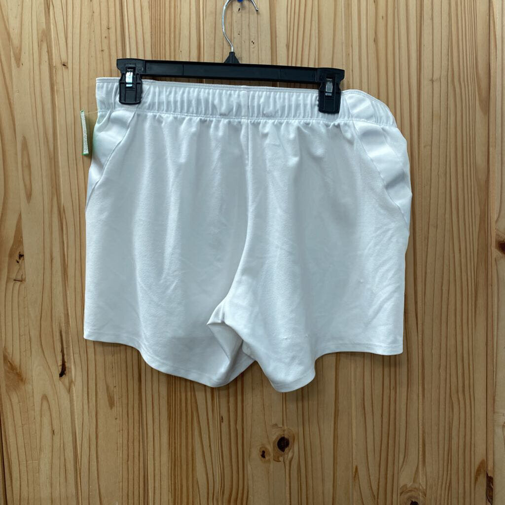 WOMENS NIKE SHORTS WHITE/BLK M