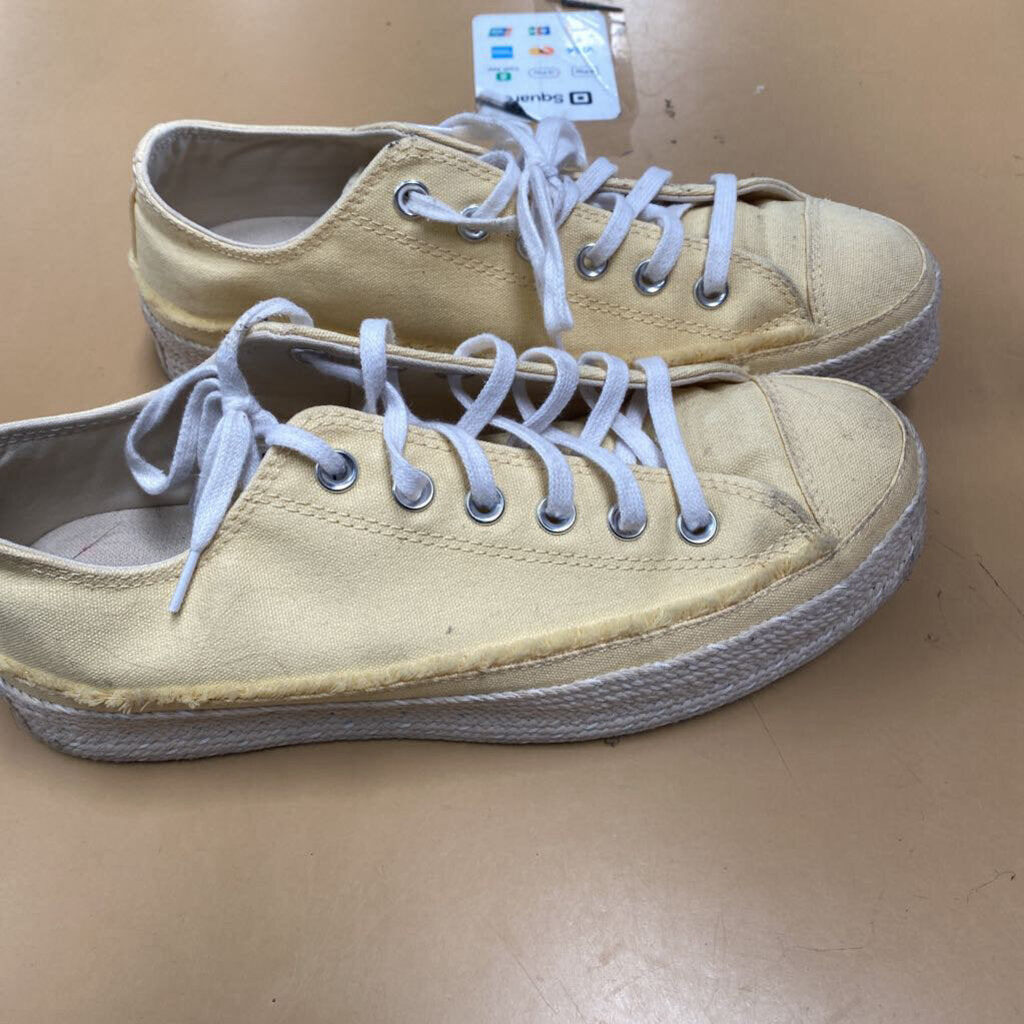 WOMENS CONVERSE LT YELLOW SHOES 9.5