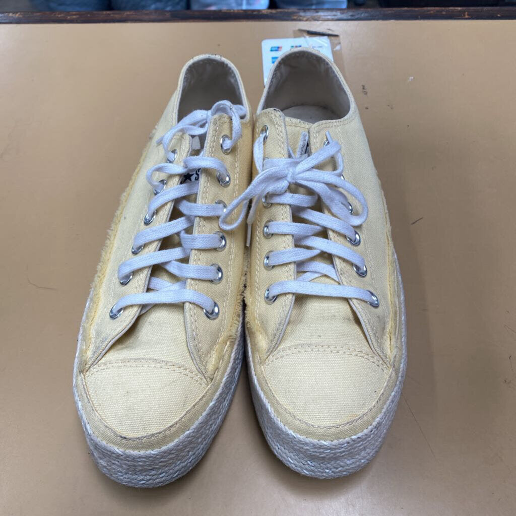 WOMENS CONVERSE LT YELLOW SHOES 9.5