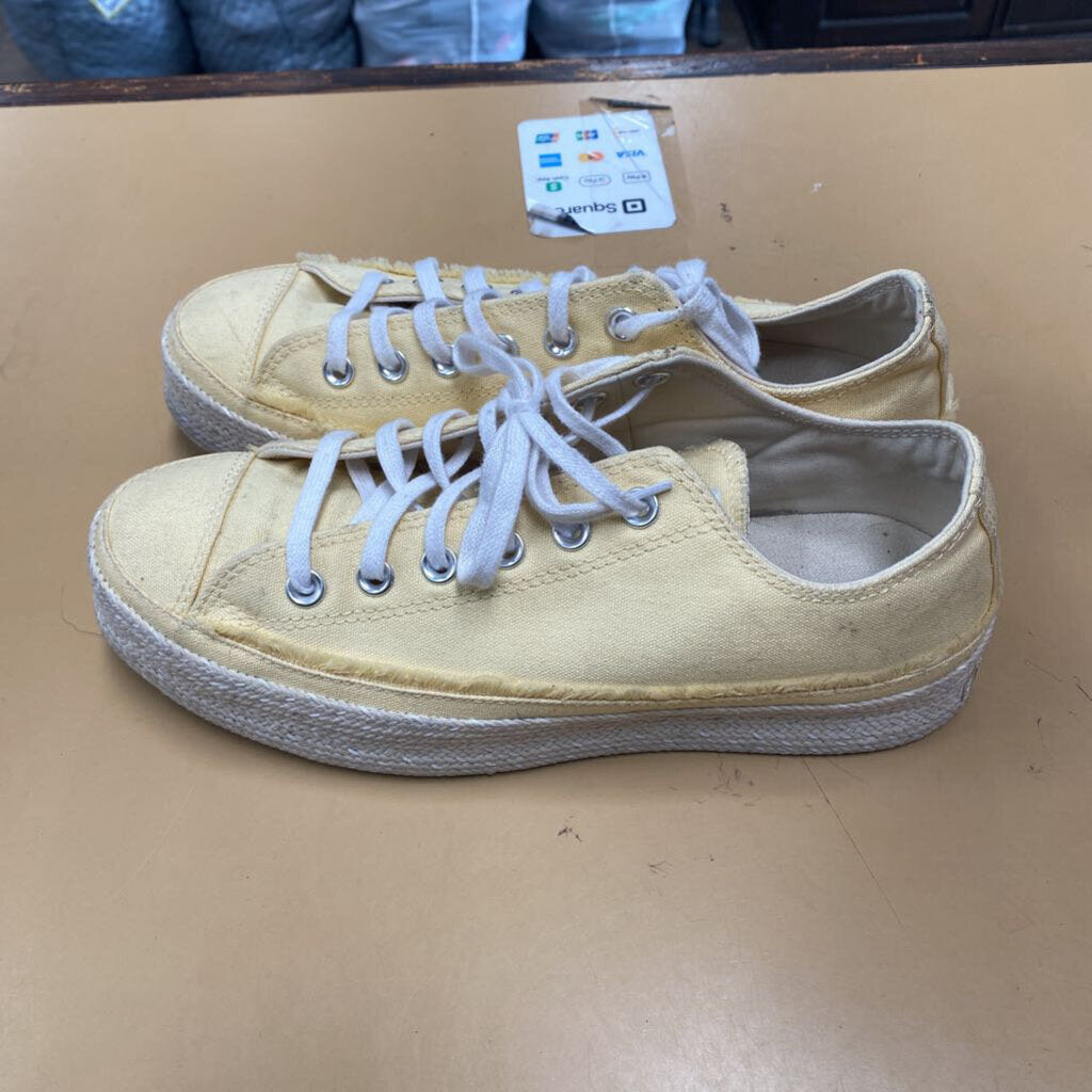 WOMENS CONVERSE LT YELLOW SHOES 9.5