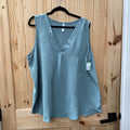 WOMENS ZENANA SAGE SL TOP 3X