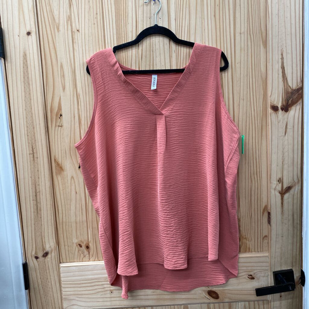 WOMENS ZENANA CORAL SL TOP 3X