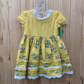 GIRLS MATILDA JANE YELLOW FLORAL DRESS 4