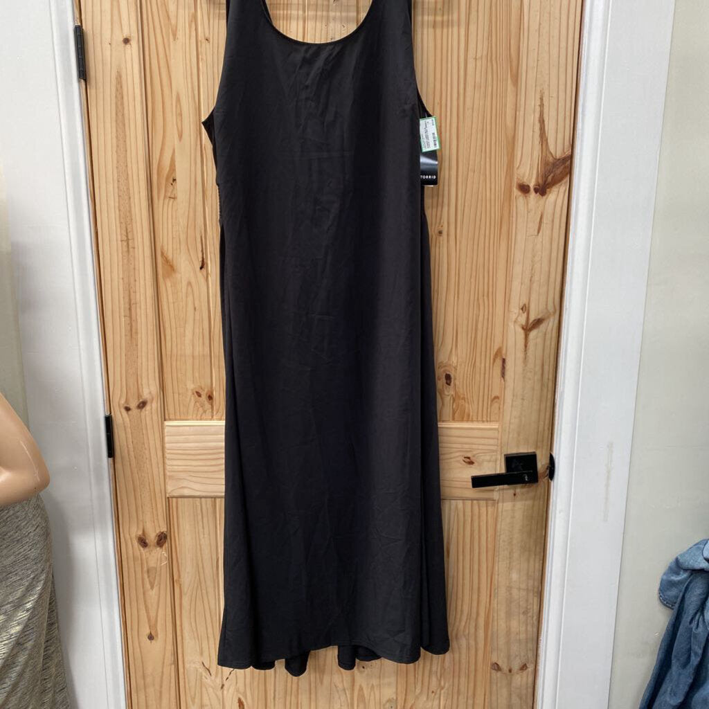 WOMENS TORRID BLK SL CASUAL DRESS 2 NWT