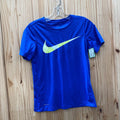 BOYS NIKE ROYAL BLUE/WHITE/YELLOW SHIRT M 10