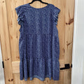 WOMENS EMRY ROSE BLUE FLORAL SL DRESS 3XL