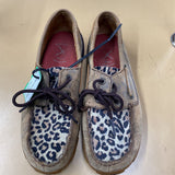 GIRLS LEOPARD TWISTED X CASUAL SHOES 3
