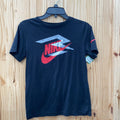 BOYS NIKE 3 BRAND SHIRT BLK/RED/GREY L 12