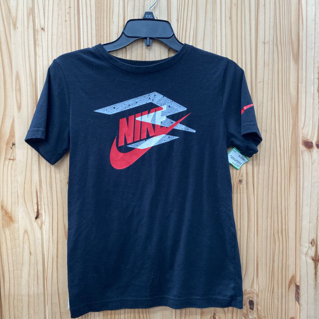 BOYS NIKE 3 BRAND SHIRT BLK/RED/GREY L 12