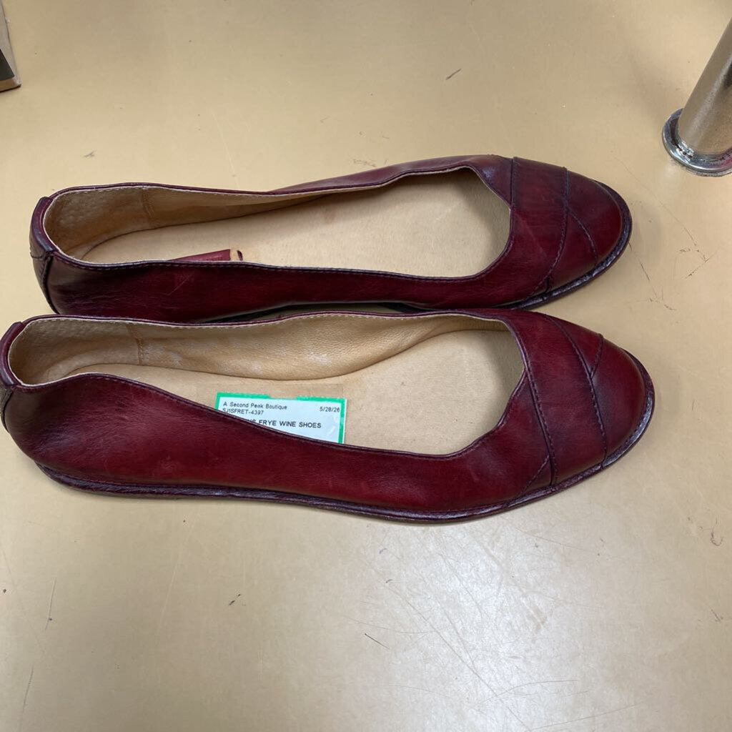 WOMENS FRYE WINE SHOES