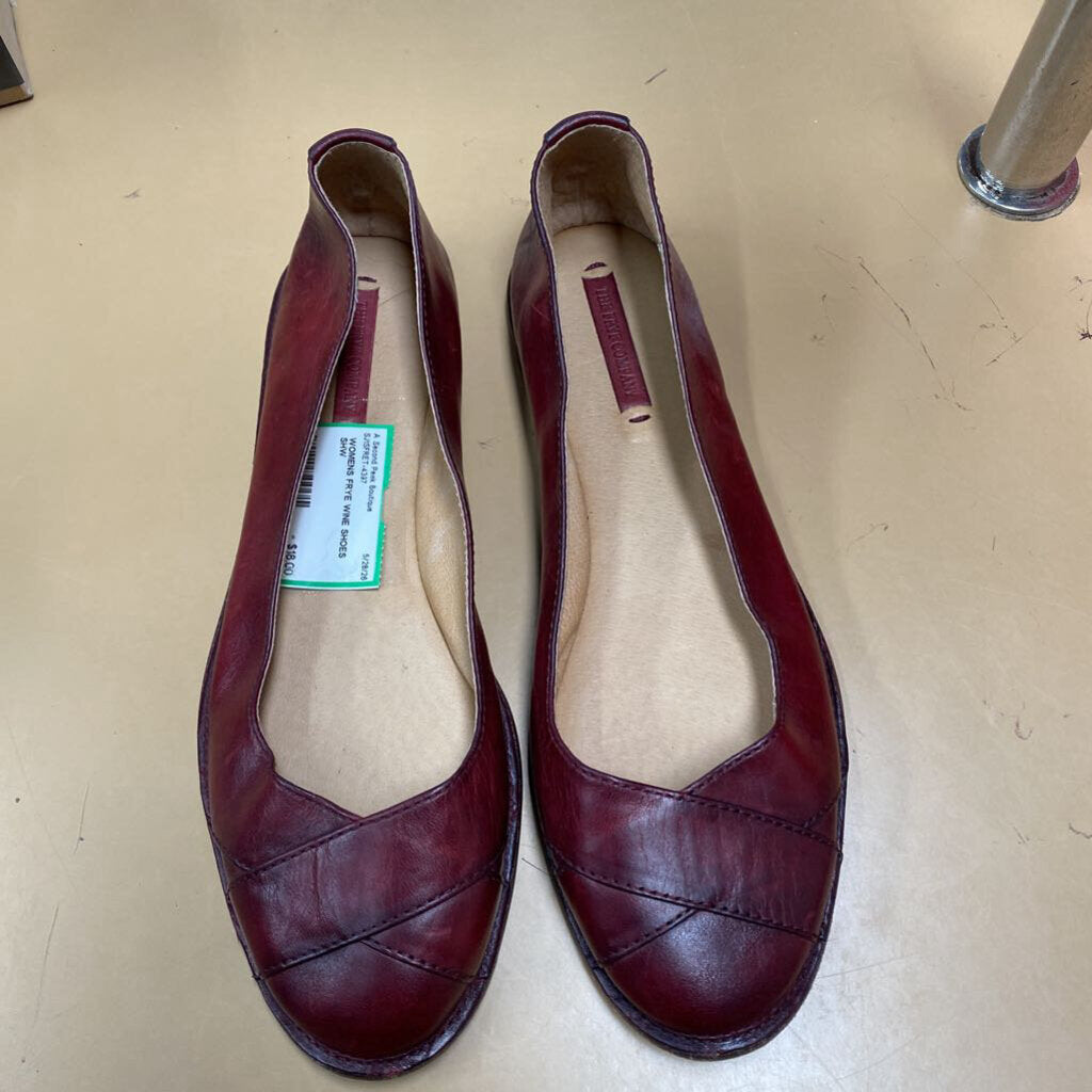 WOMENS FRYE WINE SHOES