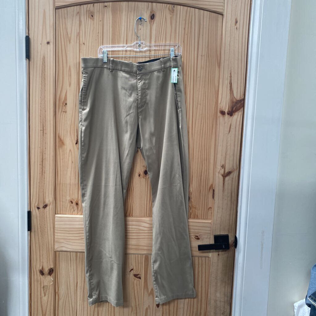 MENS NIKE DRI-FIT TAN PANTS 38X32