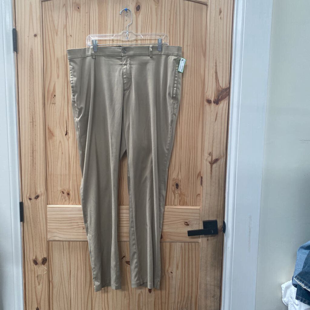 MENS NIKE DRI-FIT TAN PANTS 38X32