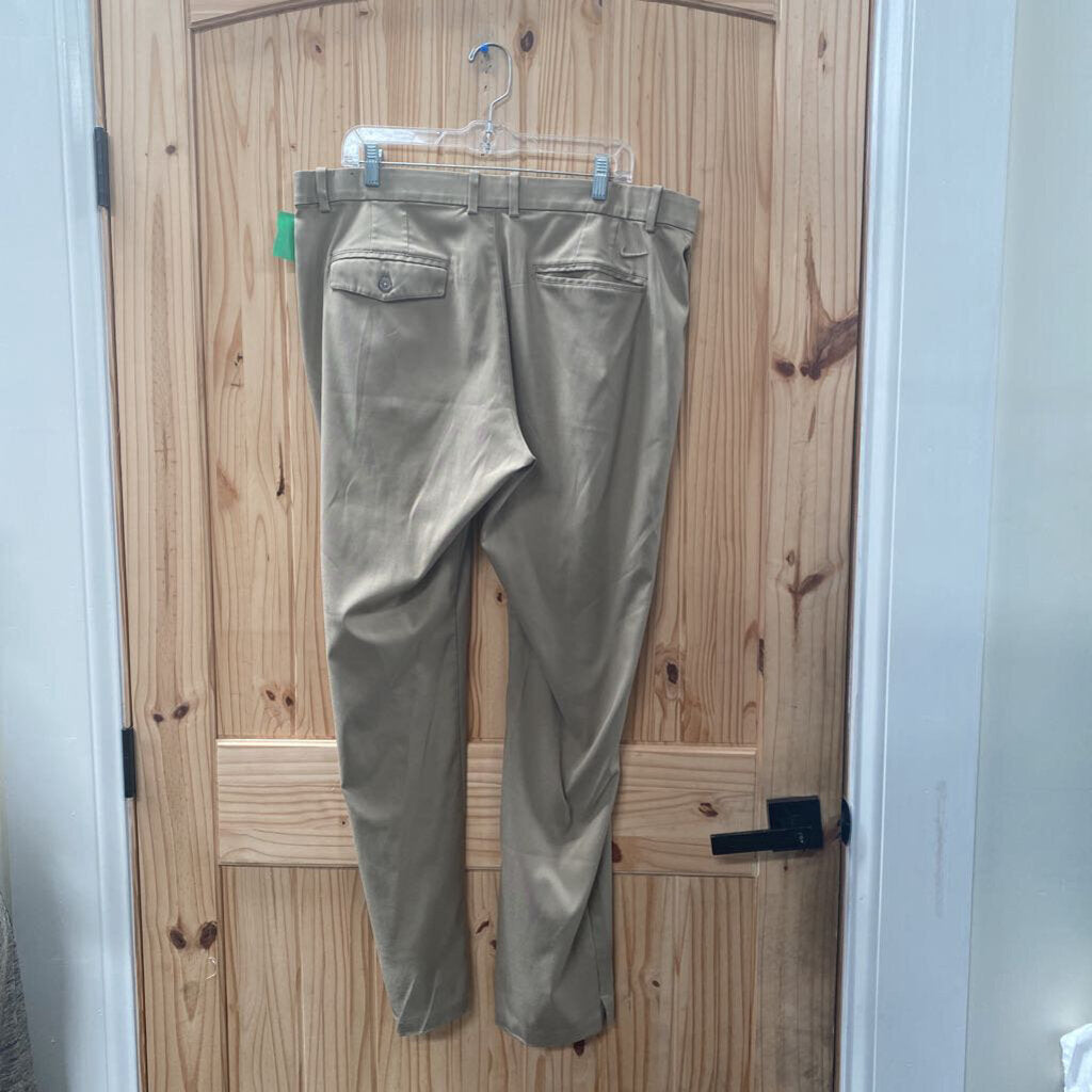 MENS NIKE DRI-FIT TAN PANTS 38X32