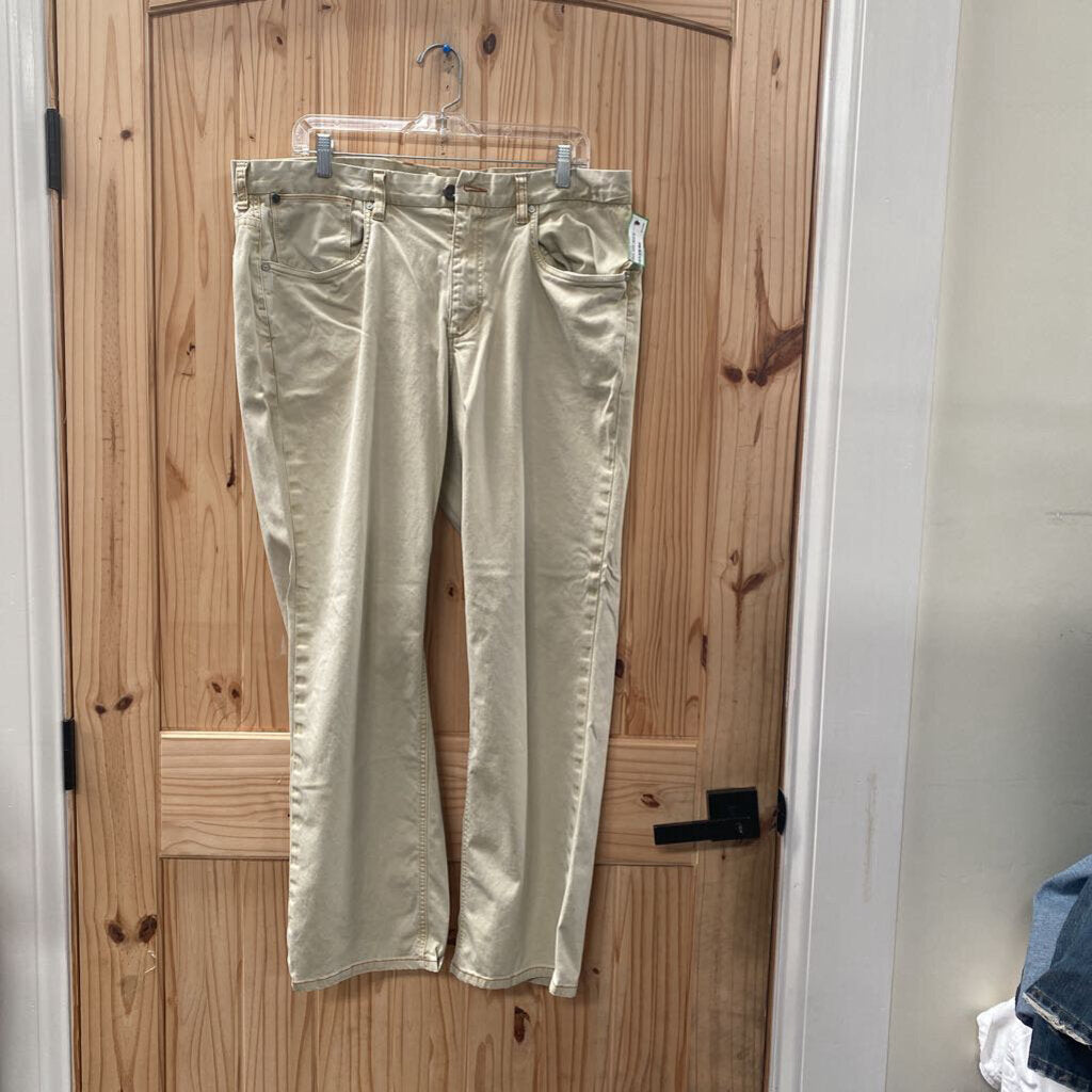 MENS TOMMY BAHAMA LT TAN PANTS 38X30