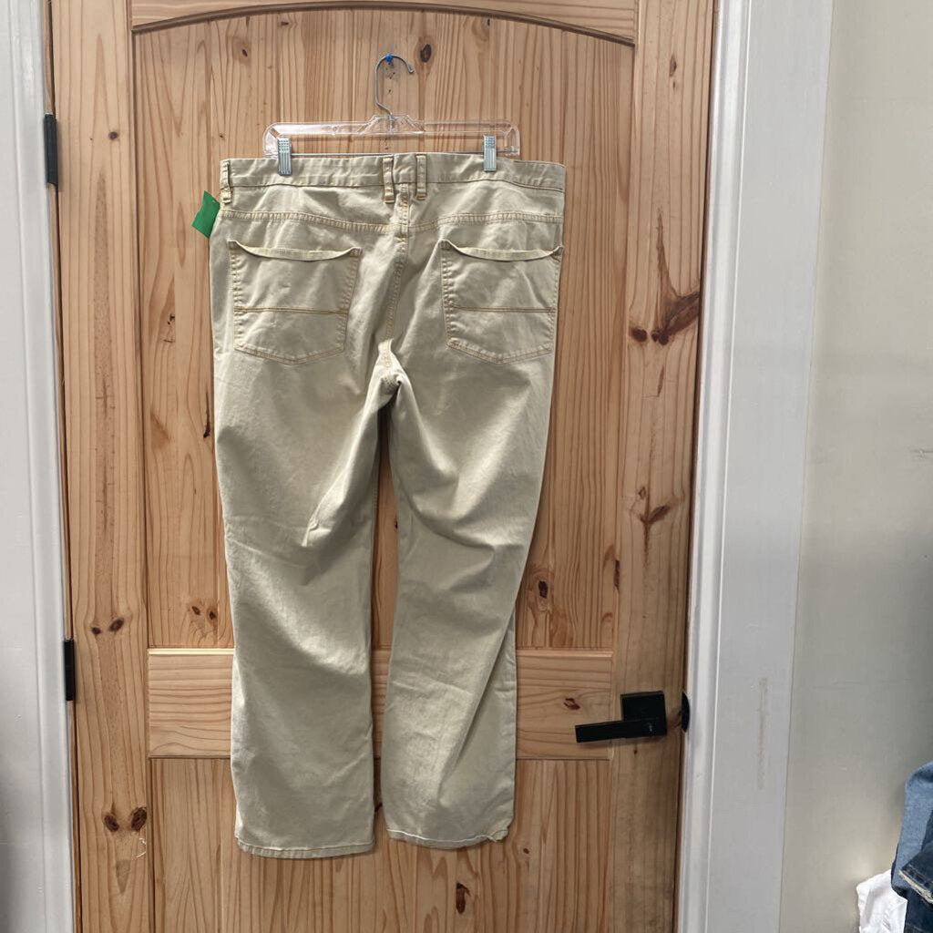 MENS TOMMY BAHAMA LT TAN PANTS 38X30