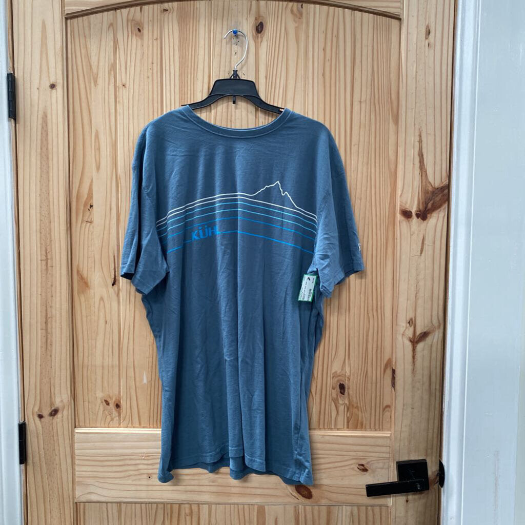 MENS KUHL DK TEAL SHIRT XXL