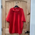MENS UNDER ARMOUR SHIRT ZIP-UP RED/BLK 2XL