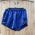 WOMENS UNDER ARMOUR SHORTS BLUE M