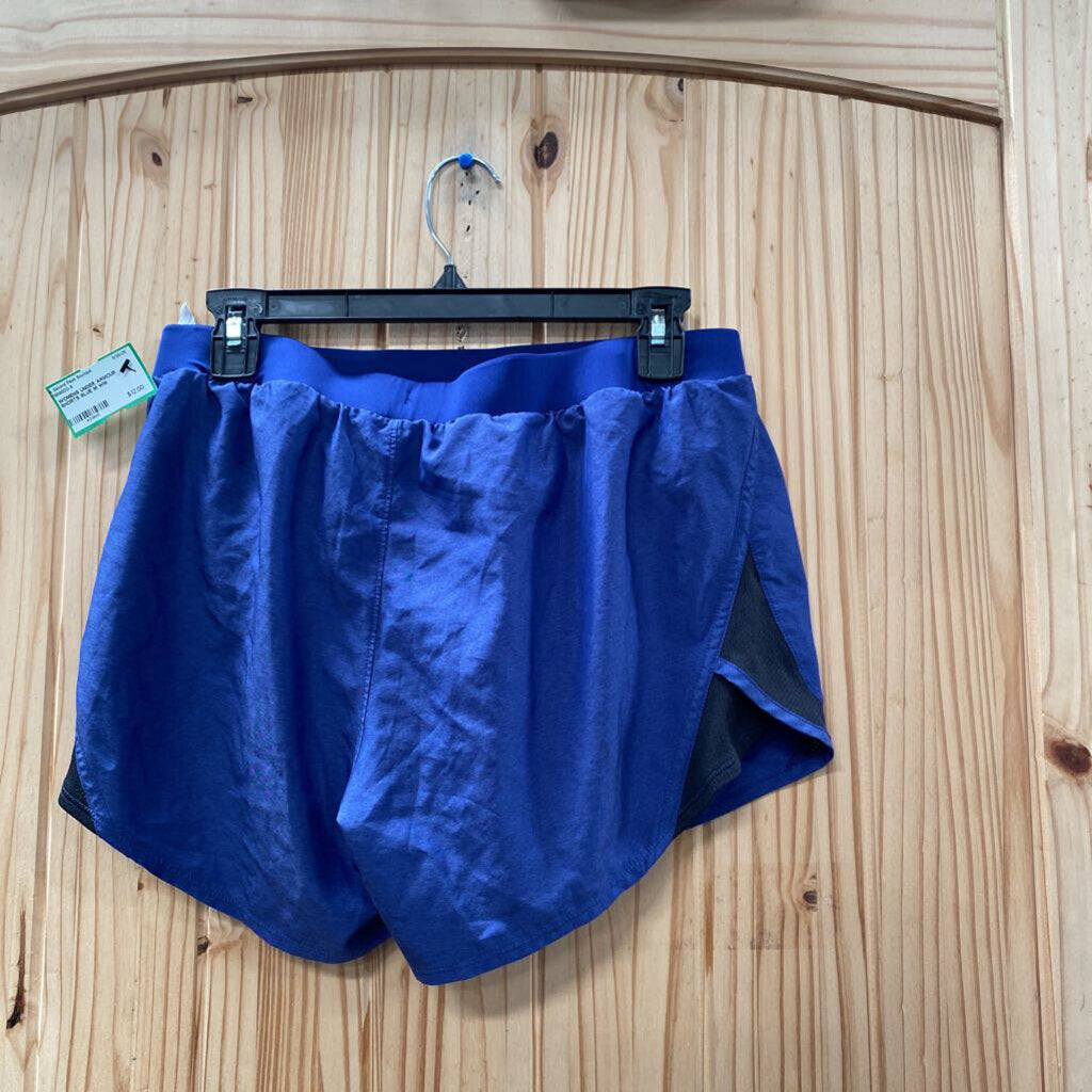 WOMENS UNDER ARMOUR SHORTS BLUE M