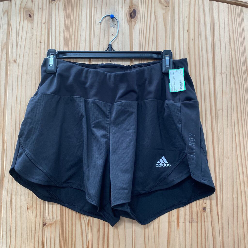 WOMENS ADIDAS SHORTS BLK S