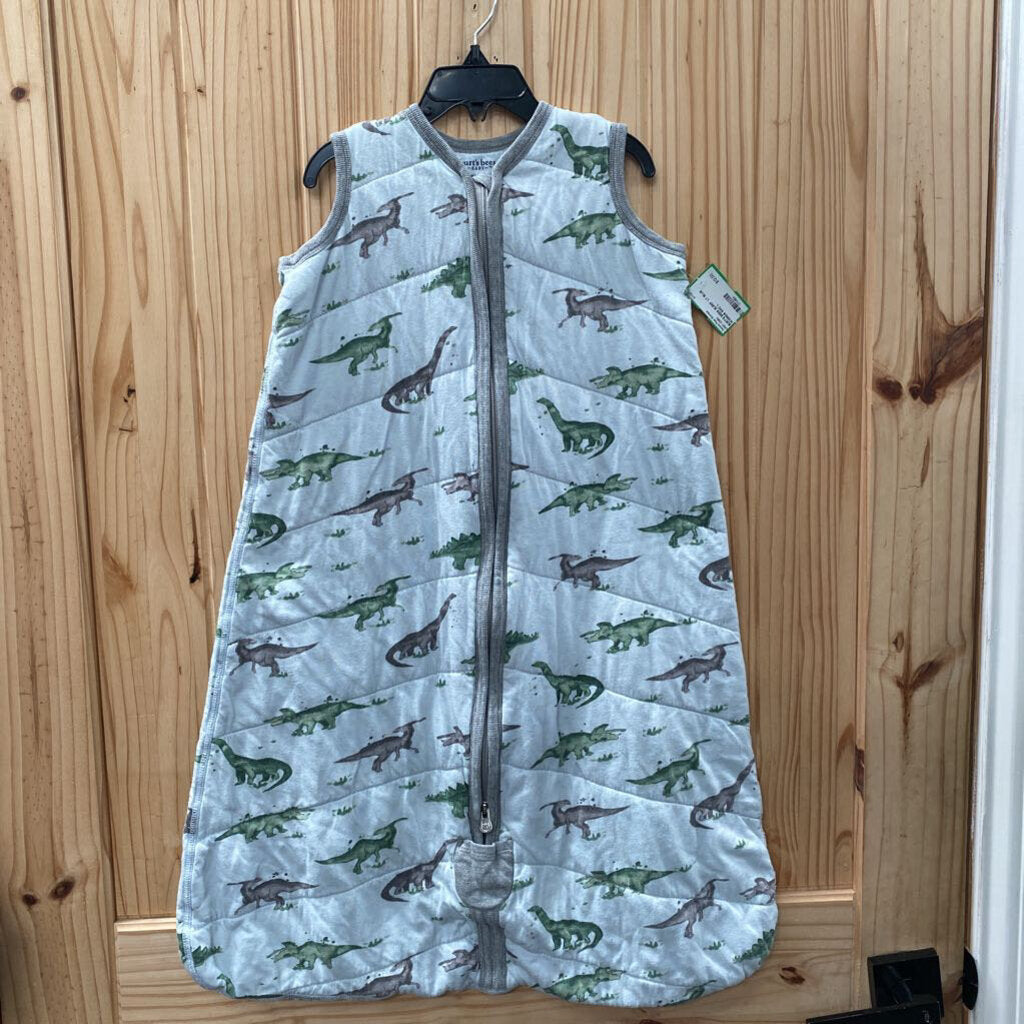 BURT'S BEES SLEEP LT BLUE W/DINOS SAC L