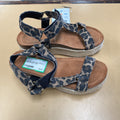 WOMENS LEOPAARD SANDALS SIZE UNKNOWN