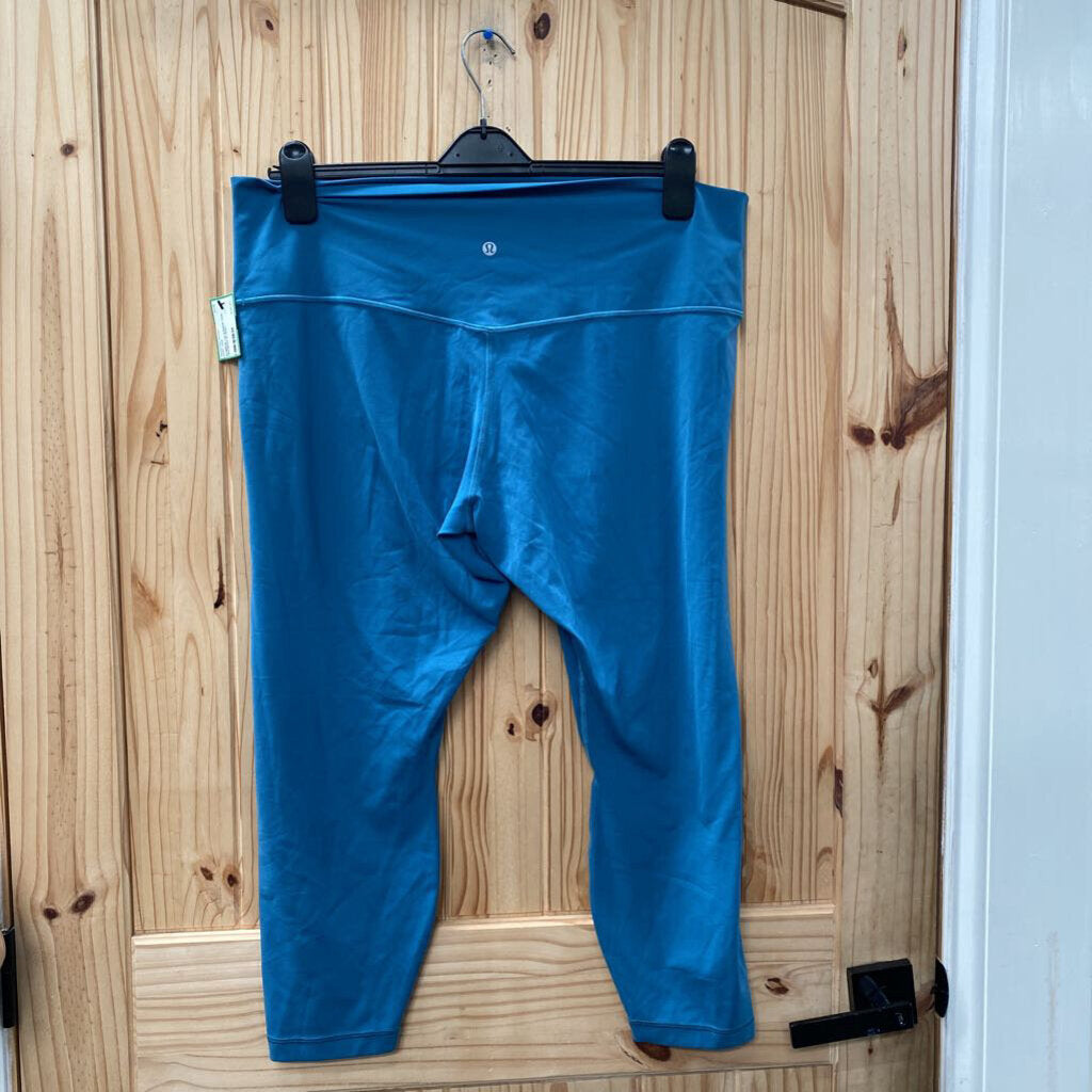 WOMENS LULULEMON TEAL LEGGINGS 20
