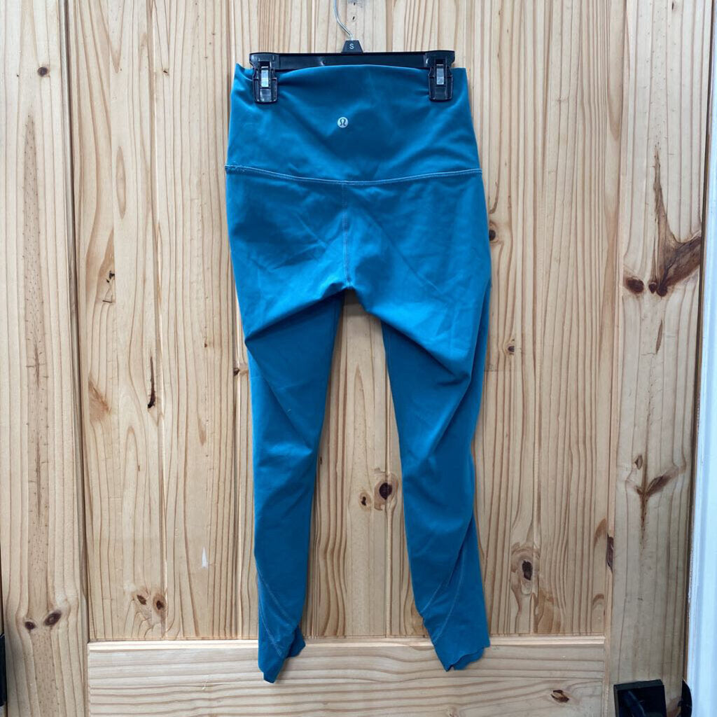 WOMENS LULULEMON DK TEAL LEGGINGS 4